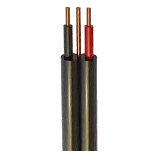 1.5Mm² Black Flat Twin And Earth Cable – 5M