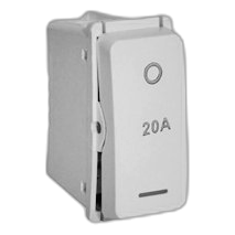 Major-Tech Veti V121Dwt 20 Amp 2 Pole Isolator Module, White
