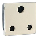 Onesto Matrix Mxm-P001U Unswitched Socket Module, White