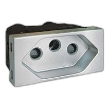 Onesto Matrix T-Mxm-P001Eu Slimline Socket Module, Titanium