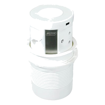 Major-Tech Veti Vdmg2W White Pop-Up Tower