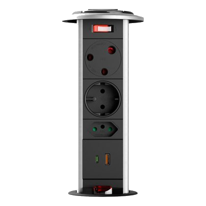 Powerlogic Pdo Mk1.1 Ac Black & Silver Pop Up Tower