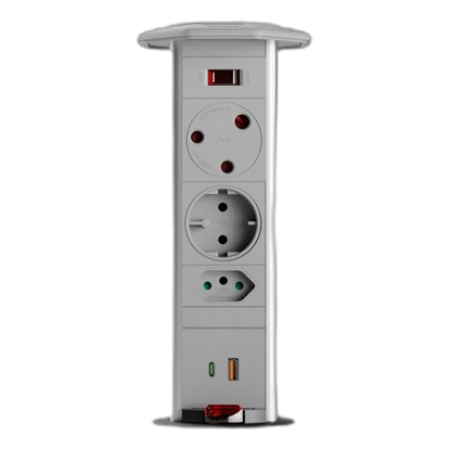 Powerlogic Pdo Mk530 Light Grey Pop Up Tower