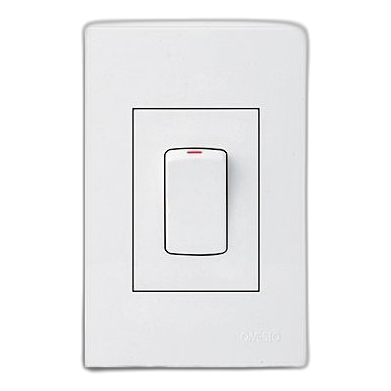 Onesto Matrix 2X4 45Amp 3 Pole Isolator, White