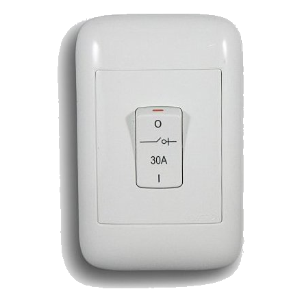 Onesto Oracle 2X4 30Amp 3 Pole Isolator, White