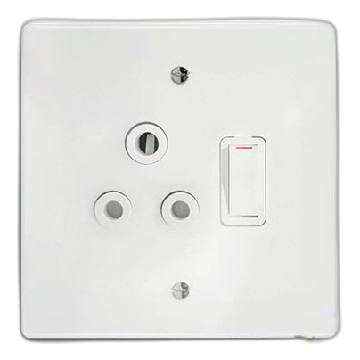 Crabtree Classic 18060/101 4X4 Single Socket, White