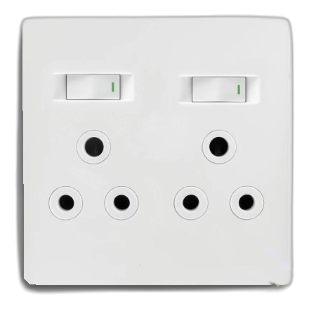 Crabtree Topaz 15232/601P Double Socket – White