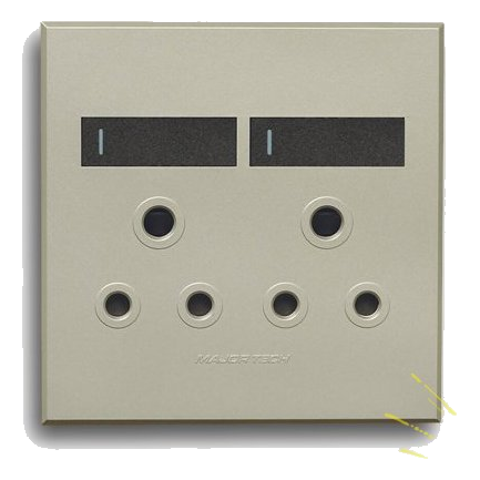 Major-Tech Veti 3 3V22Gt 4X4 Double Socket, Titanium
