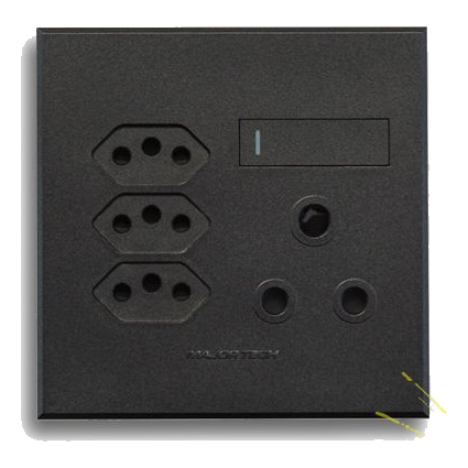 Major-Tech Veti 3 3V25Gg 4X4 Sa+Slimline Socket, Graphite