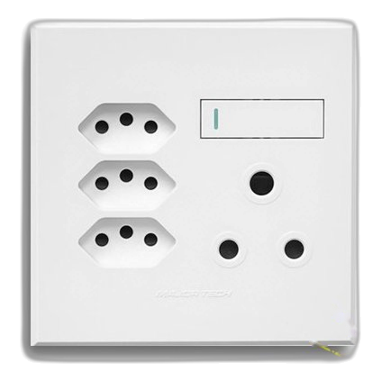 Major-Tech Veti 3 3Vw25 4X4 Sa+Slimline Socket, White