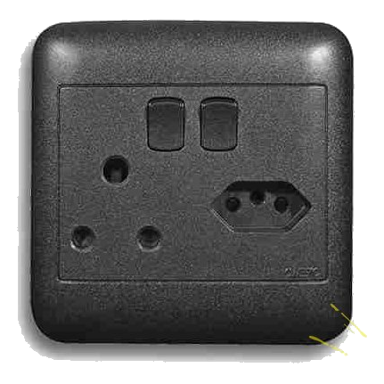 Onesto Oracle Onp4011Bk Sa+Slimline Socket, Black