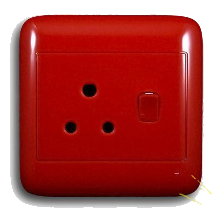 Onesto Oracle Onpd401 Single Dedicated Socket, Red