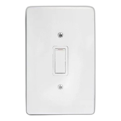 Crabtree Classic 18010/101 2X4 1 Lever 1 Way Switch, White