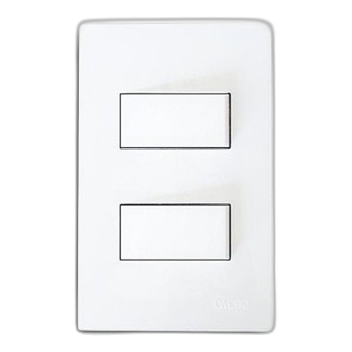 Onesto Matrix Mxs-2021 2X4 2 Lever 1 Way Switch, White