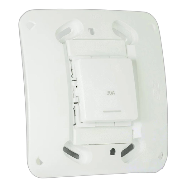VETI – White 30A Double Pole Isolator (V130DPWT)