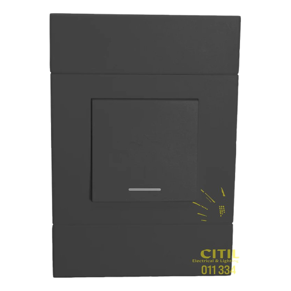 VETi – Charcoal 30A Double Pole Isolator (2VC1130D)