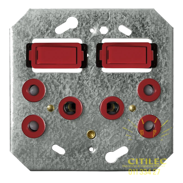 Classic Double 16A Dedicated Switched Socket