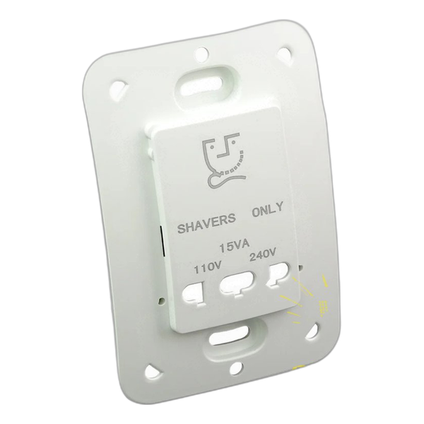 Shaver Socket – White
