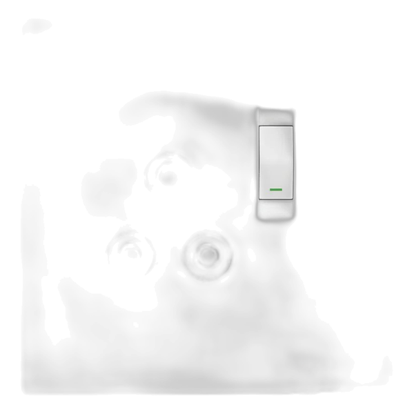 Topaz Single Switched Socket Complete with Coverplate