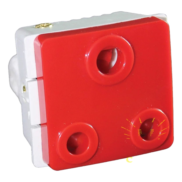 VETI – Red 16A RSA Dedicated Socket Outlet (VG202RD)