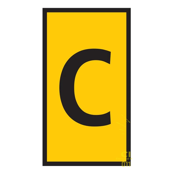 Pre-Termination Cable Markers Ovalgrip Yellow C
