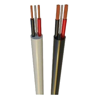 1.5Mm² Black 4 Core Surfix + Earth Cable, 100M Roll