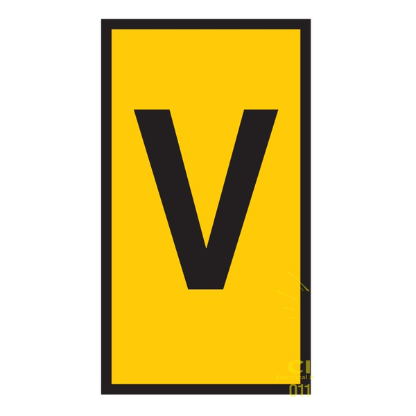 Pre-Termination Cable Markers Ovalgrip Yellow V