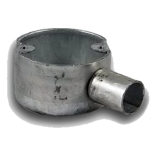 25Mm Galvanized 1 Way Box