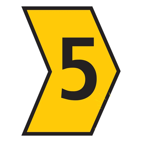 Pre-Termination Cable Markers Yellow 5