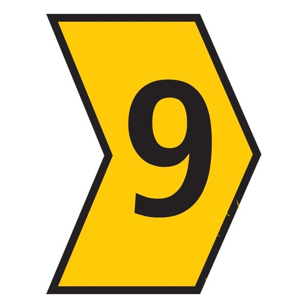 Pre-Termination Cable Markers Yellow 9