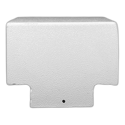 P801 Steel Double Compartment Power Skirting T-Piece, Various Colours