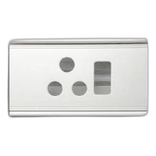 Steel Power Skirting Socket Cover