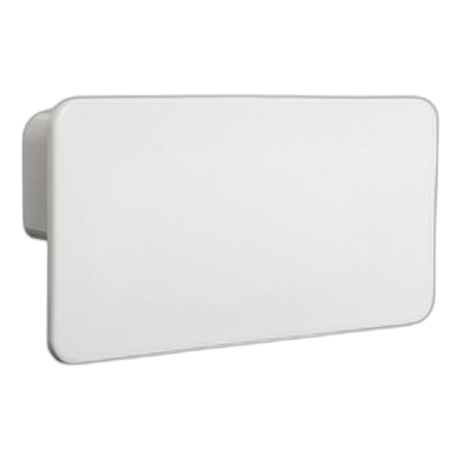 100Mmx75Mm Pvc Trunking End Cap – White