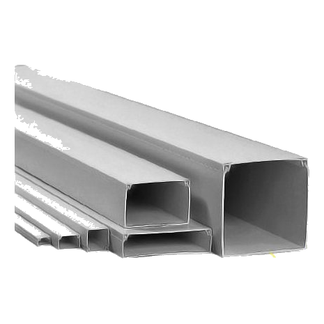 50MMx50MM GREY PVC TRUNKING – 3 METERS