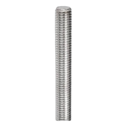 10Mm Galvanized Threaded Rod, 1 Meter
