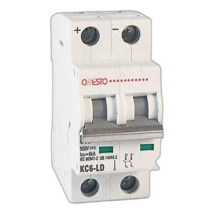 Onesto Kc6-Ld 2 Pole 6Ka 10Amp 500V Dc Circuit Breaker