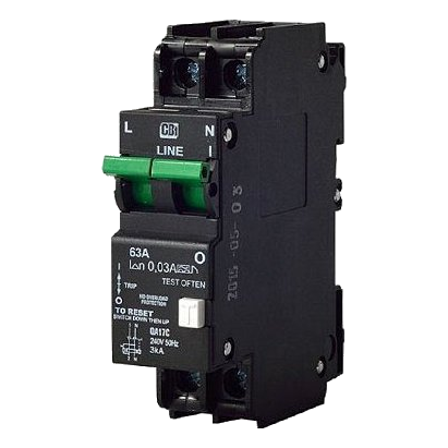 Cbi Qa17C 2 Pole 3Ka 63Amp Earth Leakage