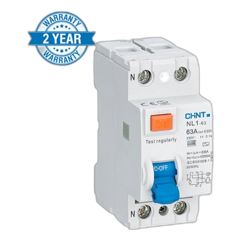 Chint Nl1 2 Pole 6Ka 40Amp Earth Leakage