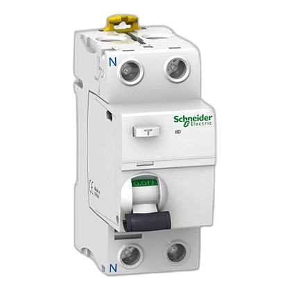 Schneider Acti9 A9R11280 2 Pole 6Ka 80Amp 30Ma Earth Leakage