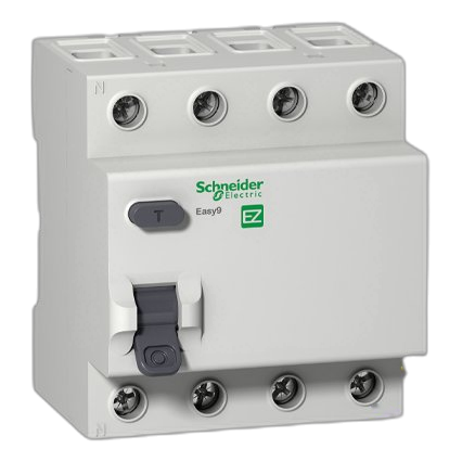 Schneider Easy9 Ez9R03463 4 Pole 3Ka 63Amp Earth Leakage