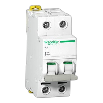 Schneider Acti9 A9S65291 2 Pole 6Ka 100Amp Isolator