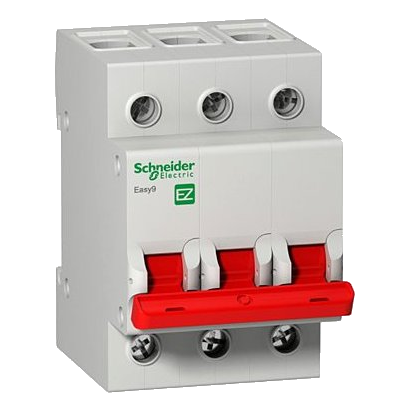 Schneider Easy9 Ez9S16363 3 Pole 3Ka 63Amp Isolator
