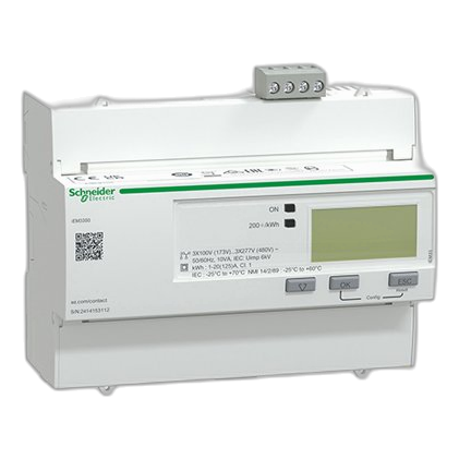 Schneider Acti9 A9Mem3350 3 Pole 125Amp Energy Meter
