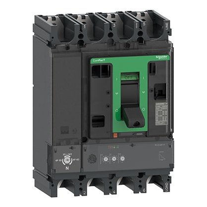Schneider Compact Nsx Micrologic 2.3 36Ka 400Amp 4 Pole Circuit Breaker