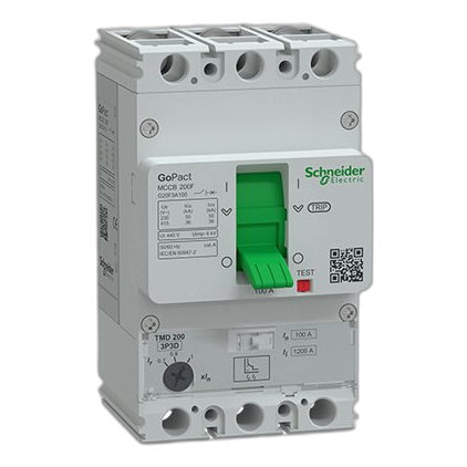 Schneider Gopact 3 Pole 36Ka 100Amp Circuit Breaker