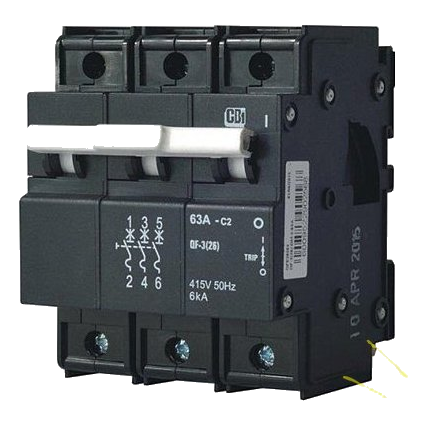 Cbi Qf-3 3 Pole 6Ka 35Amp Circuit Breaker