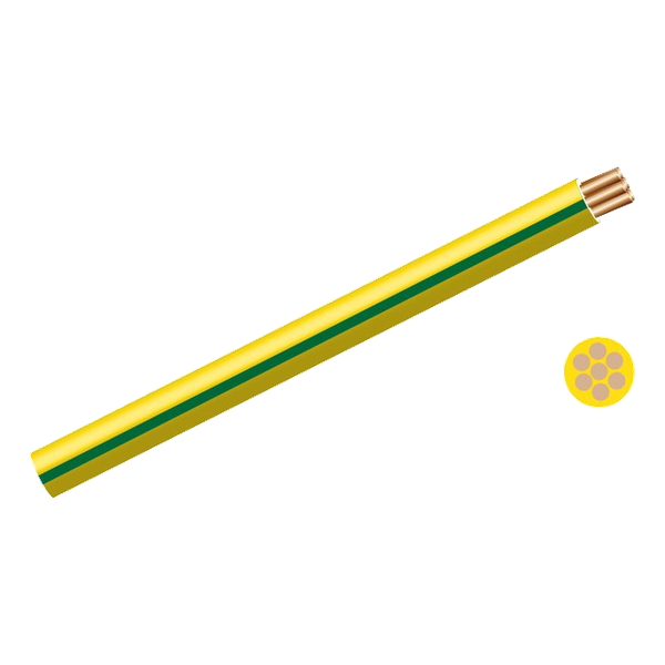 2.5mm Housewire Grn/Yl (100M)