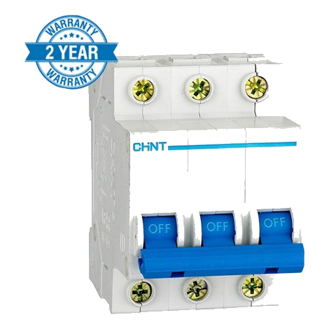Chint 3 Pole 3Ka 2Amp Circuit Breaker