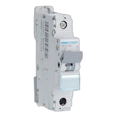 Hager 1 Pole 10Ka 50Amp Circuit Breaker