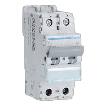 Hager 2 Pole 10Ka 50Amp Circuit Breaker